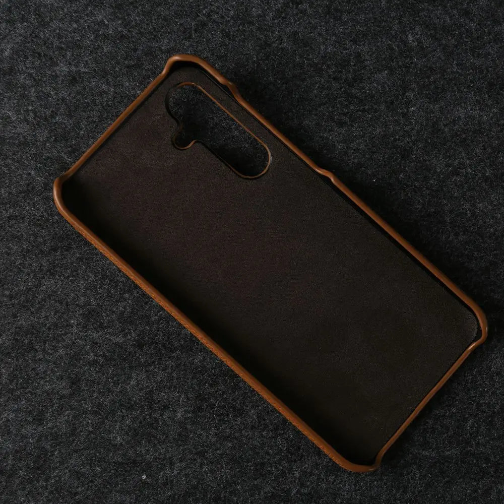 Card Holder Slot Genuine Leather Galaxy A, Note and S Case - DealJustDeal