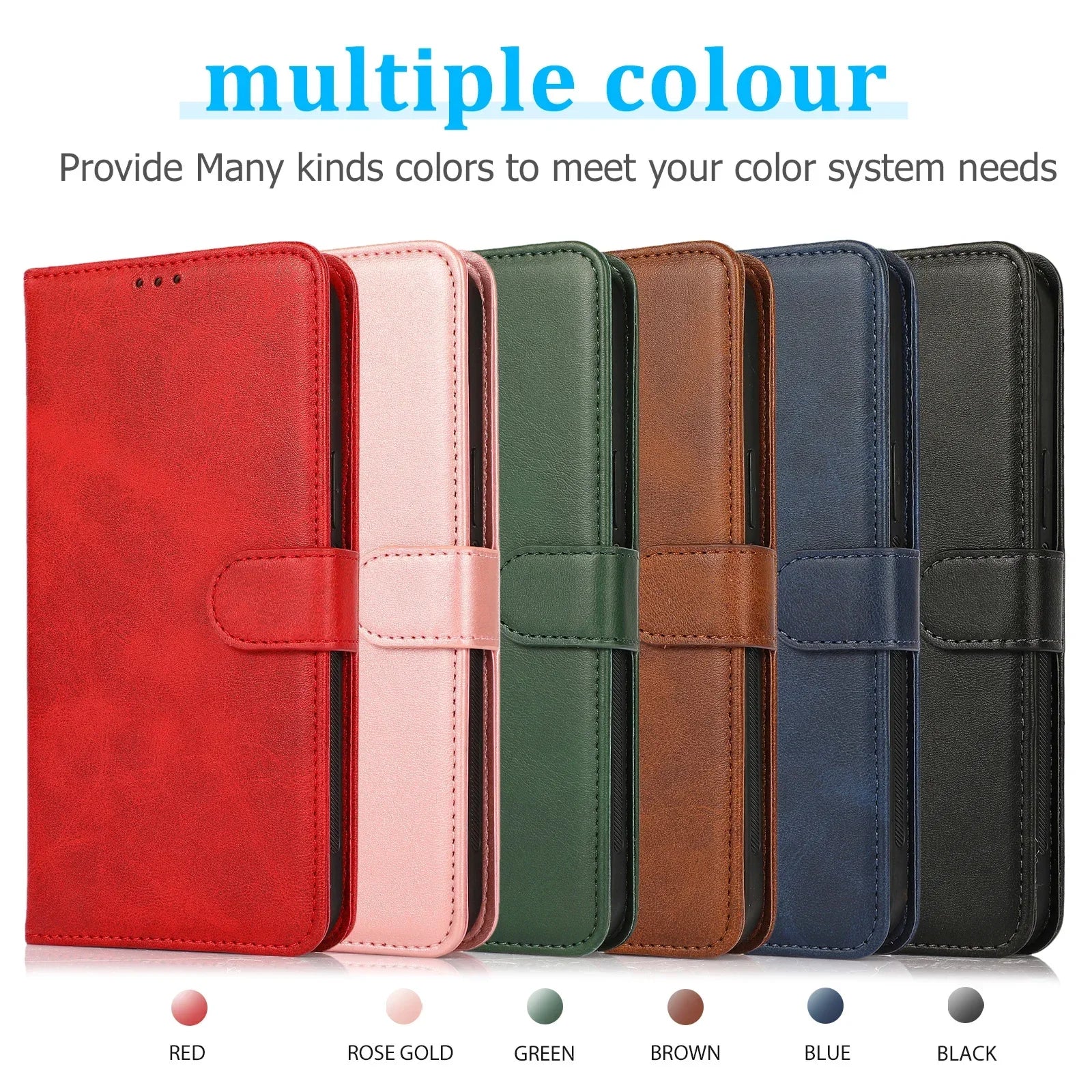 2 IN 1 Detachable Leather Card Slot Magnetic Wallet Galaxy A, Note and S Case - DealJustDeal