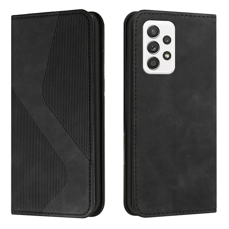 Flip Wallet Magnetic Leather Book Galaxy A Case - DealJustDeal