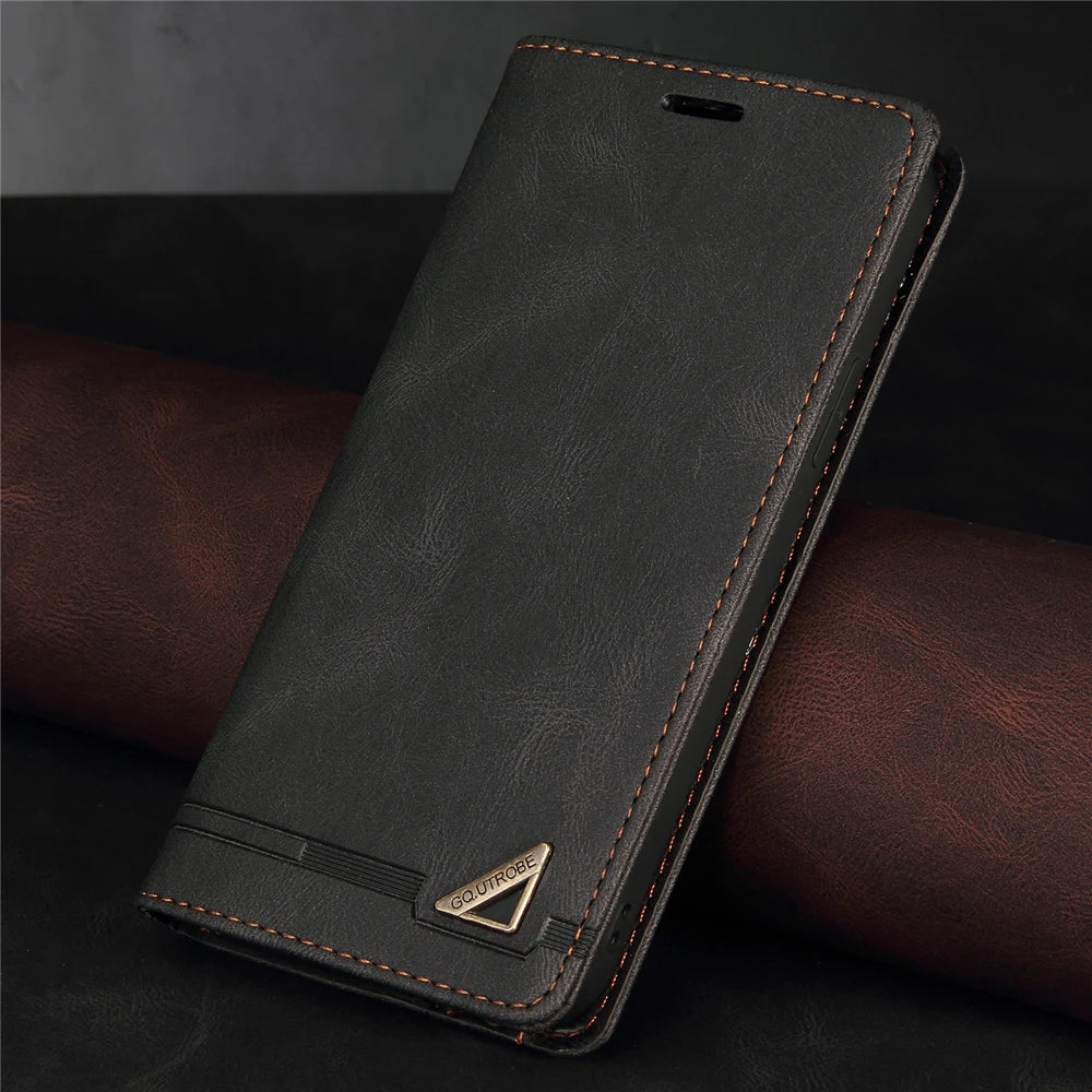 Anti-theft Flip Leather Galaxy A Case - DealJustDeal