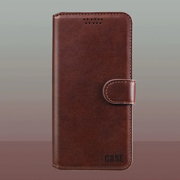 Flip Leather Card Wallet iPhone Case - DealJustDeal