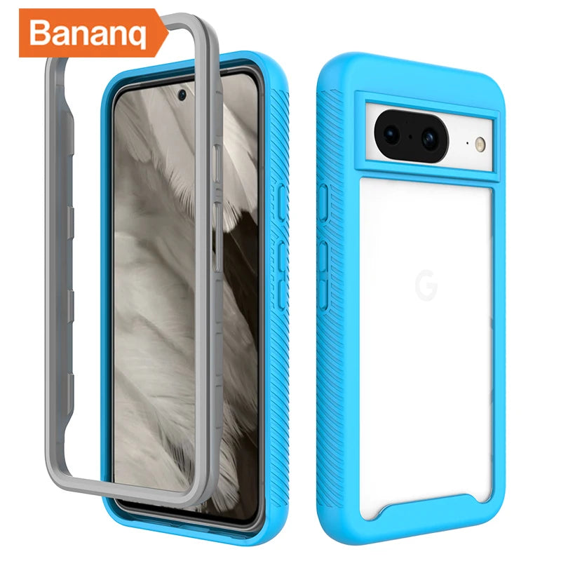 Shockproof Transparent Armor Google Case - DealJustDeal