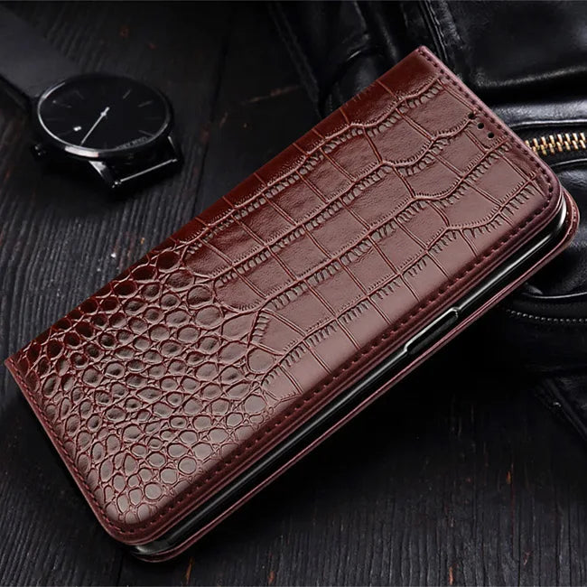 Flip Leather Card Wallet iPhone Case - DealJustDeal