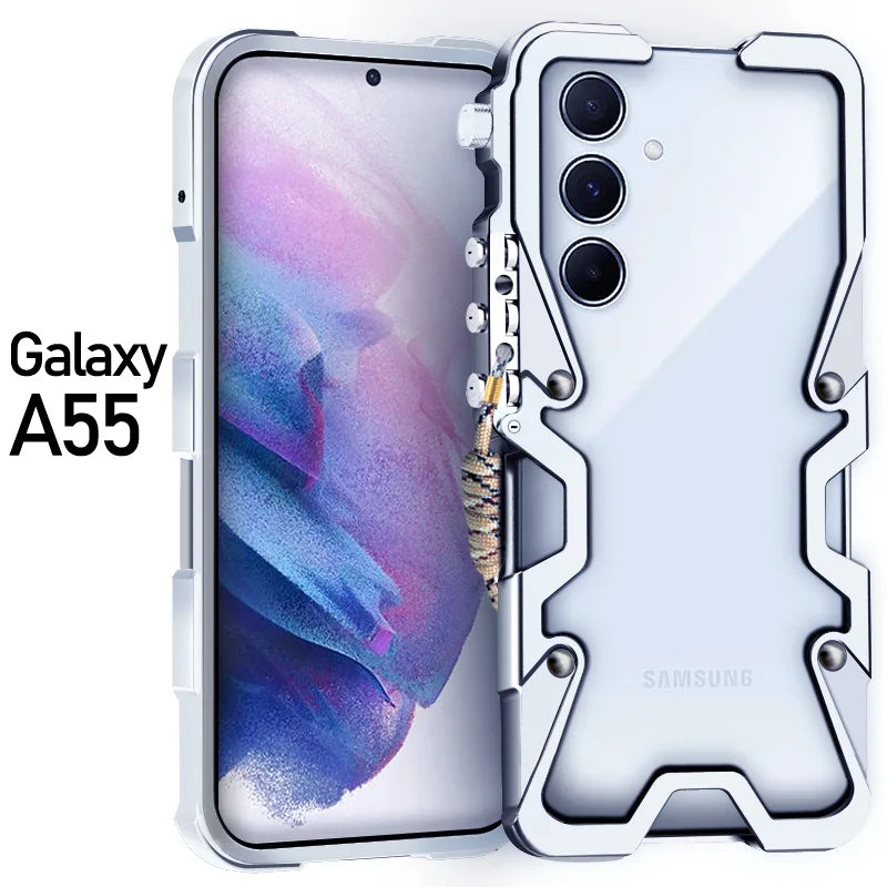 galaxy Metal Bumper Fashion Robot arm galaxy A, M and S Case - DealJustDeal