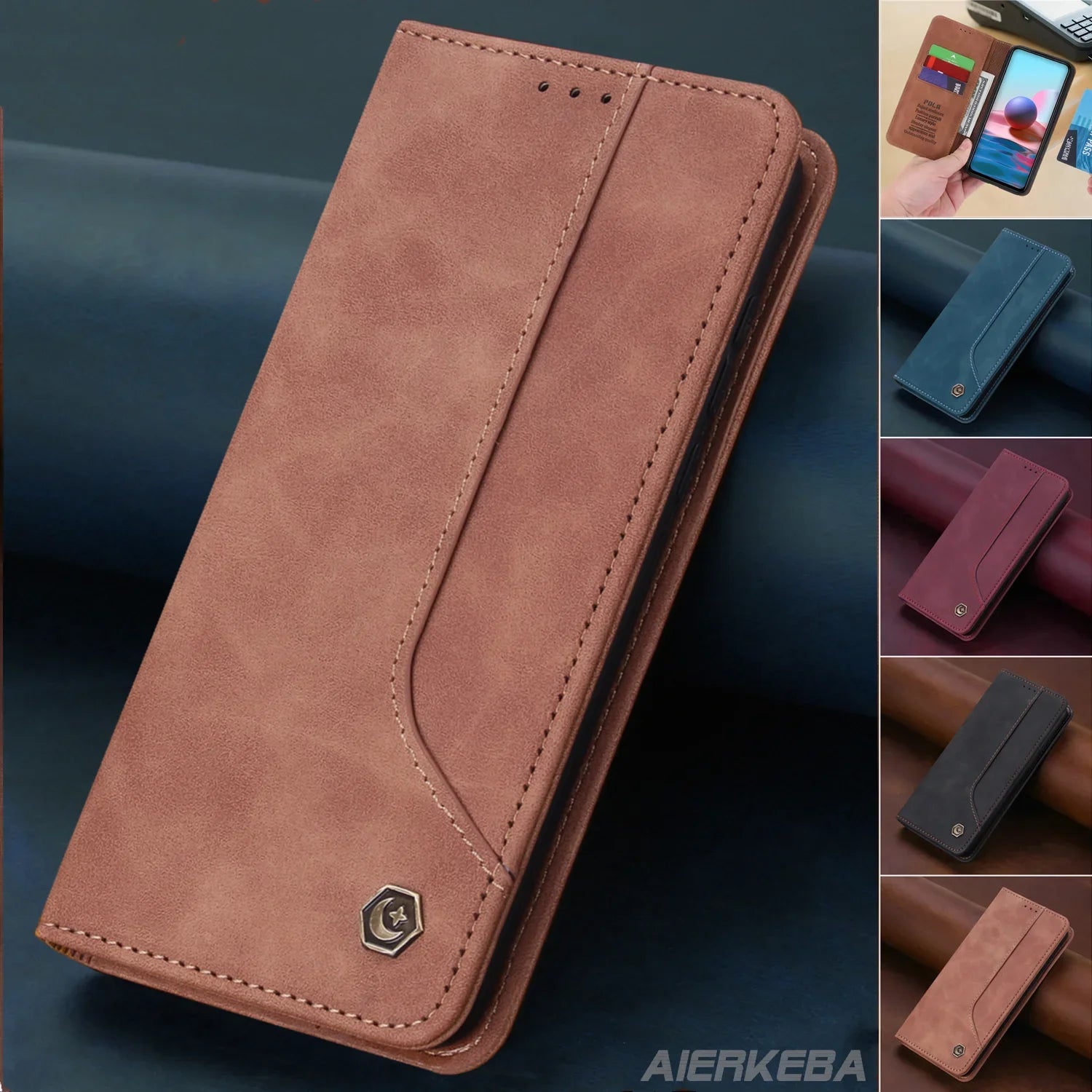 Wallet Flip Leather Galaxy A Case - DealJustDeal