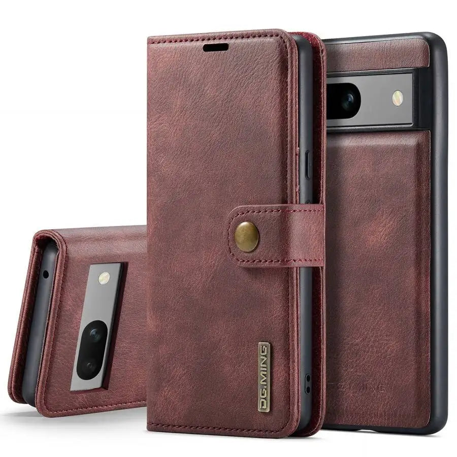 Detachable Magnetic Leather Wallet Google Case - DealJustDeal