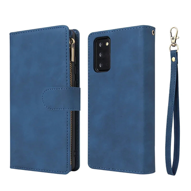 Belt Loop Flip Wallet Leather Galaxy A Case - DealJustDeal