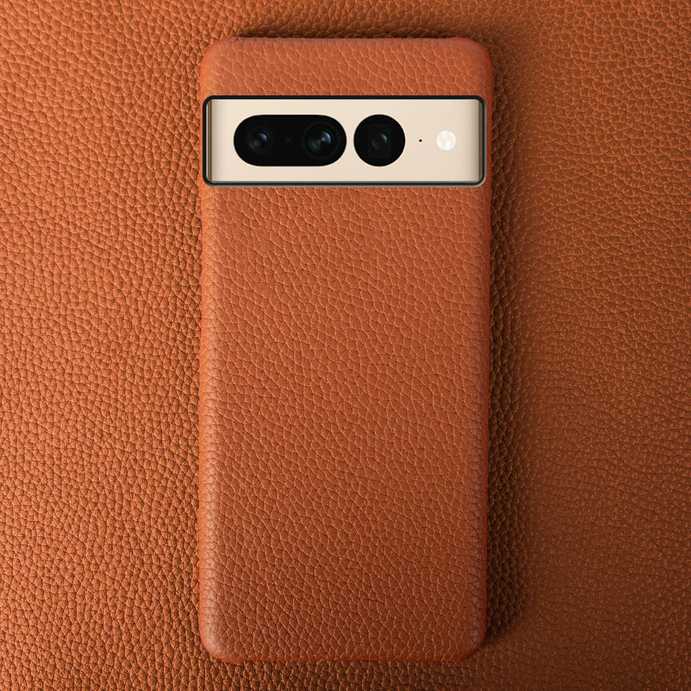 Litchi Design Genuine Leather Google Case - DealJustDeal