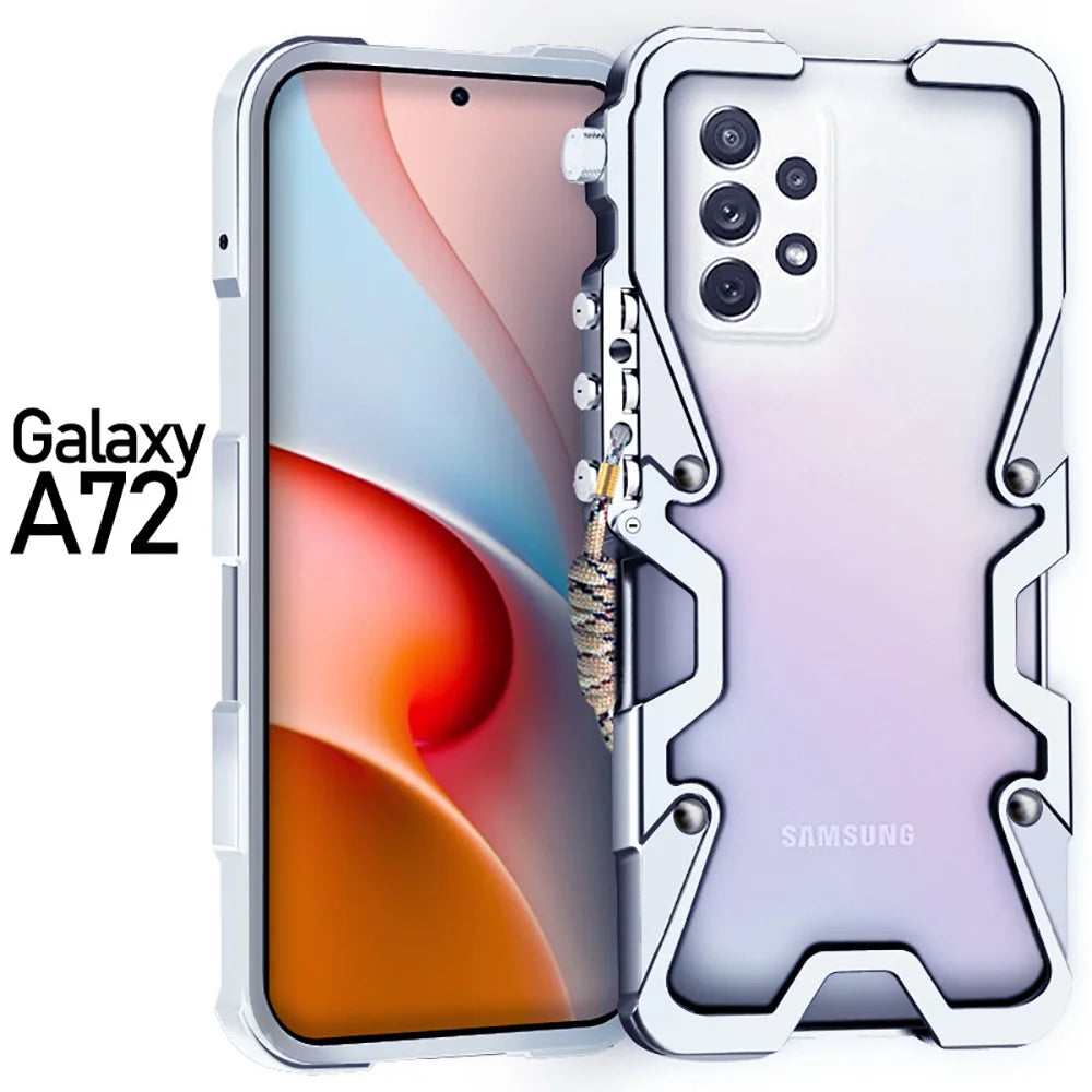 galaxy Metal Bumper Fashion Robot arm galaxy A, M and S Case - DealJustDeal