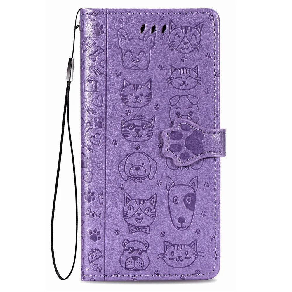 Flip Cat Dog Wallet Shockproof Book Leather Google Case - DealJustDeal