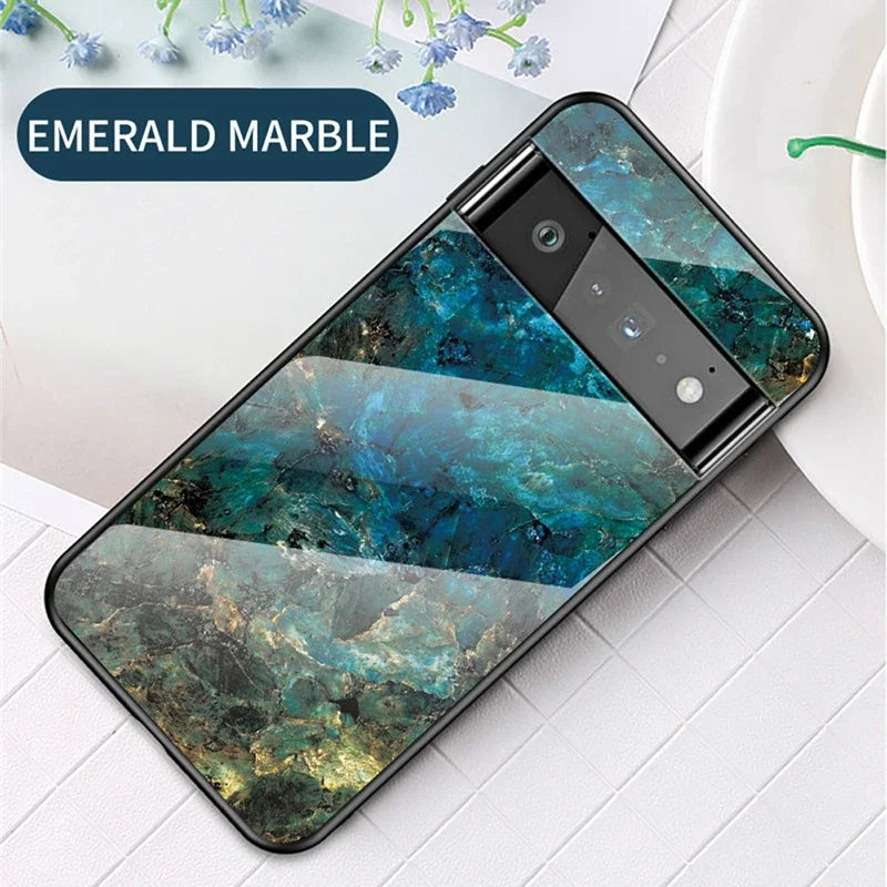 Armor Bumper Frame Hard Glass Back Google Case - DealJustDeal