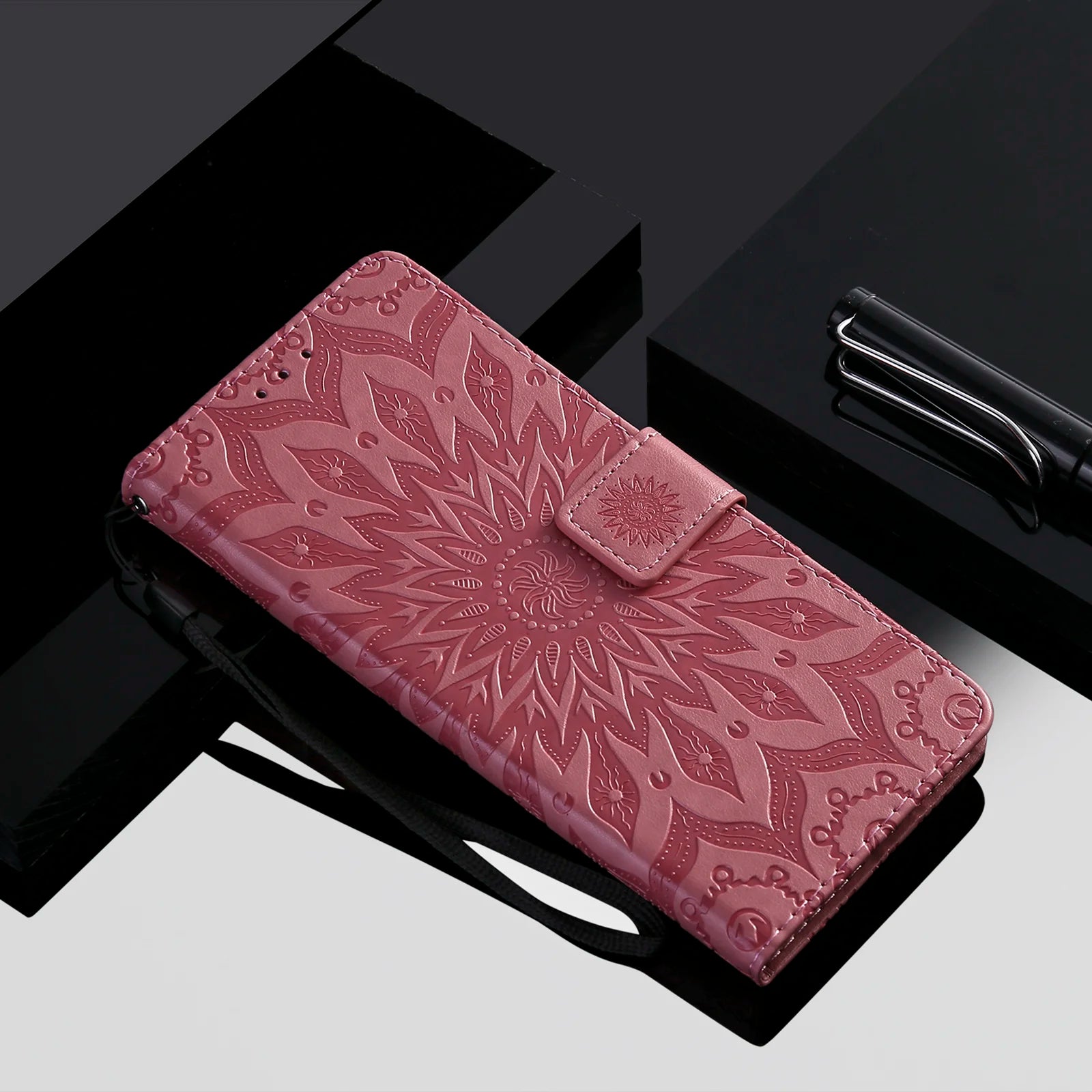 Wallet Book Card Slot Flip Leather Galaxy A Case - DealJustDeal