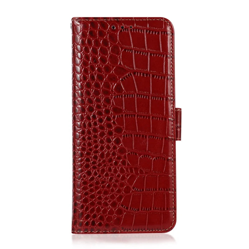 Flip Wallet Stand Genuine Leather Galaxy S Case - DealJustDeal