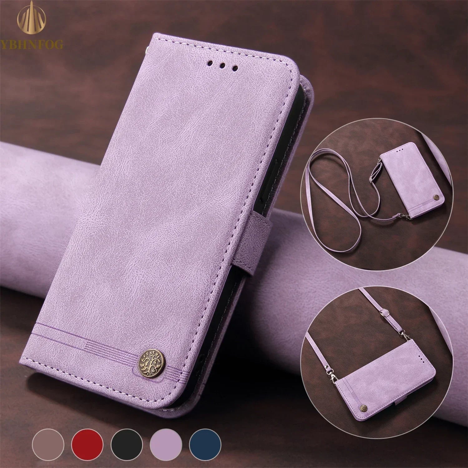 Magnetic Wallet Leather Flip Galaxy Note and S Case - DealJustDeal