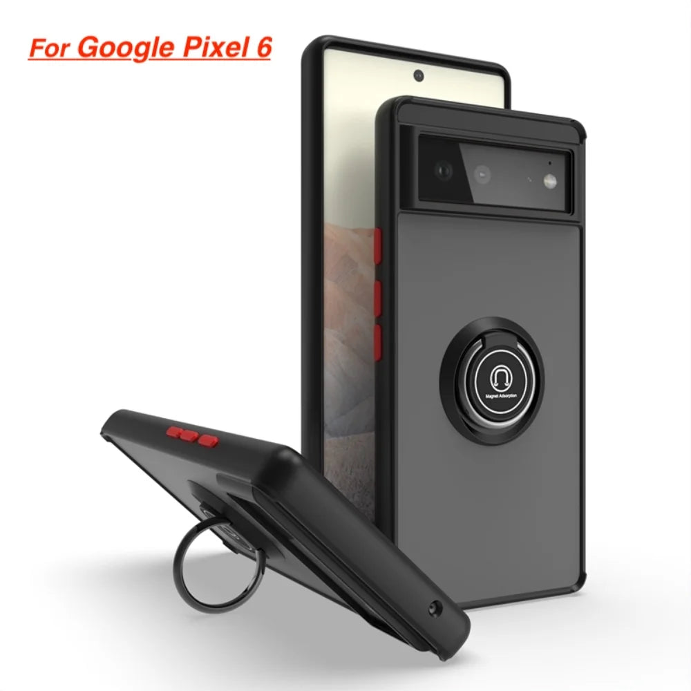 Car Ring Shockproof TPU Bumper Google Case - DealJustDeal