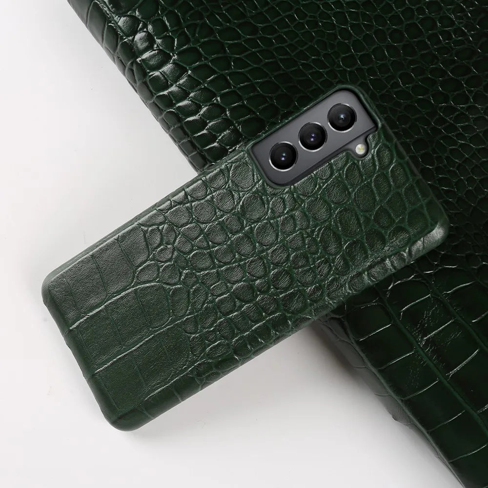 Luxury Genuine Leather galaxy A, Note and S Case - DealJustDeal