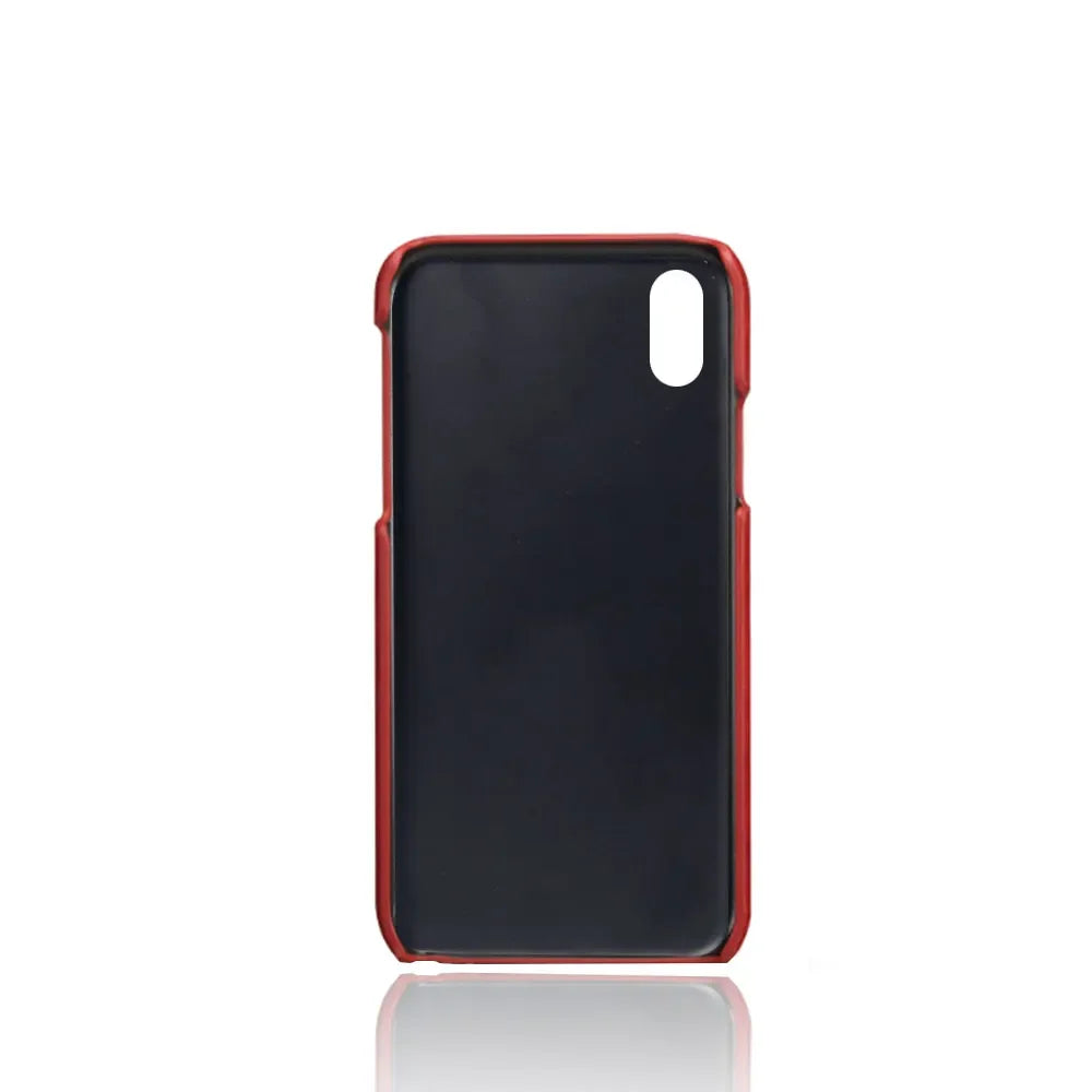 Card Holder Leather iPhone Case - DealJustDeal