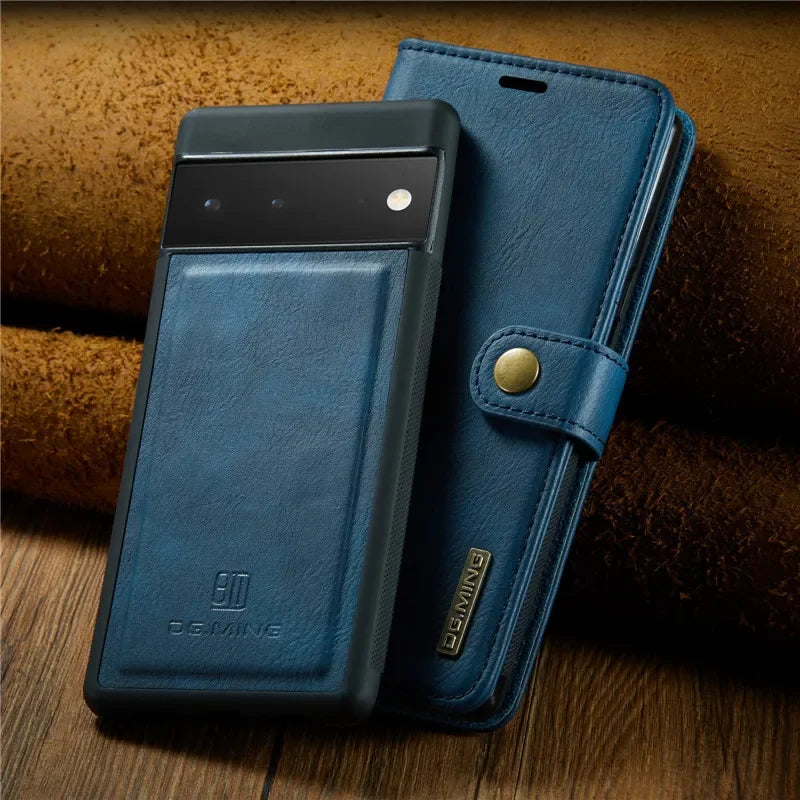 2In1 Detachable Magnetic Leather Wallet Google Case - DealJustDeal