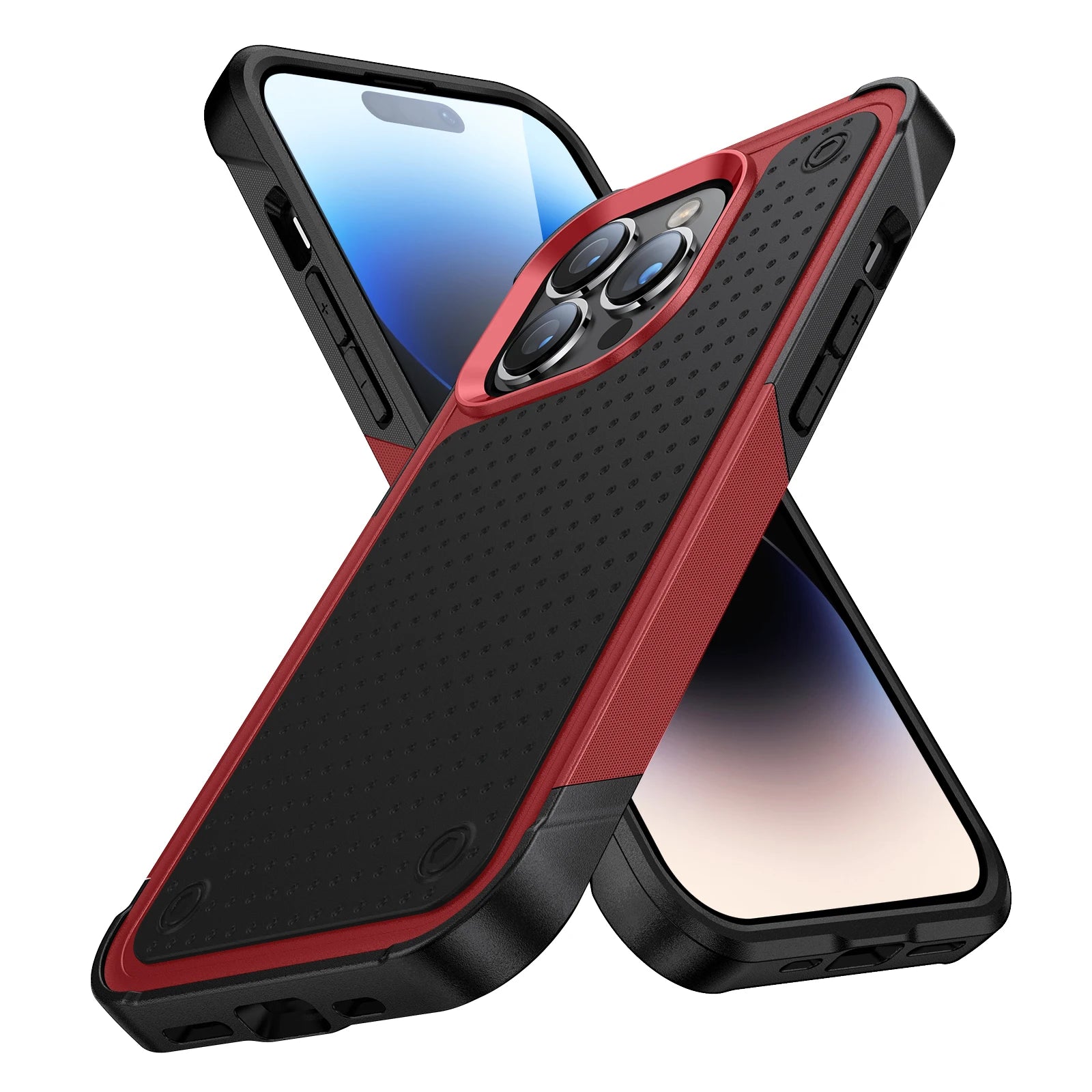 Hard Plastic Frame TPU Hybrid Rugged Armor Shockproof iPhone Case - DealJustDeal