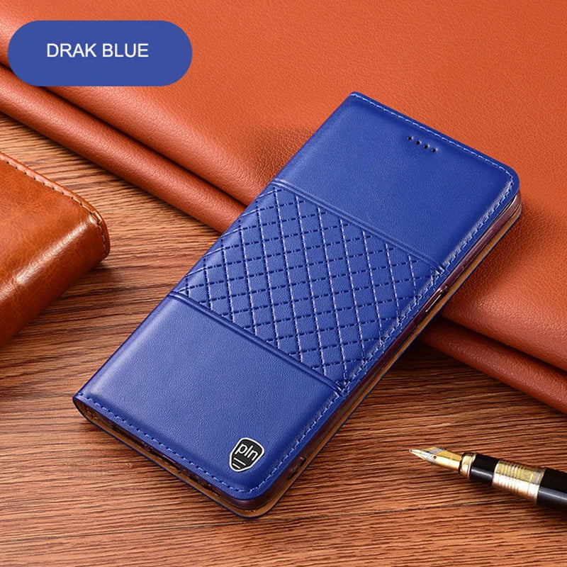 Wallet Magnetic Flip Retro Genuine Leather Galaxy S Case - DealJustDeal