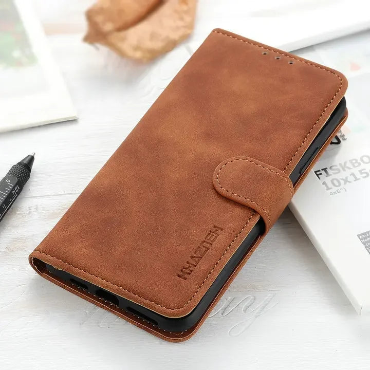 Retro Wallet Flip Leather Google Case - DealJustDeal