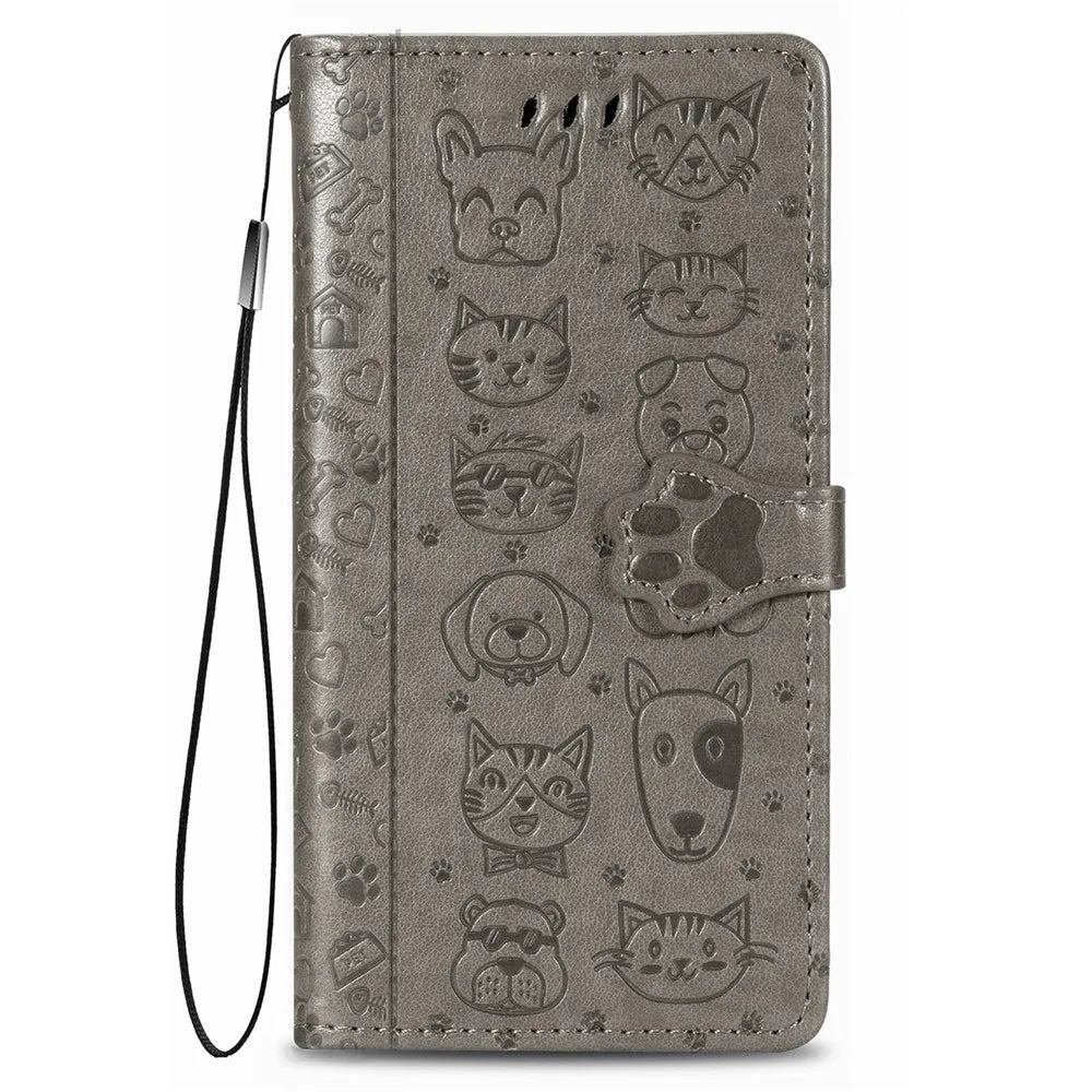 Flip Cat Dog Wallet Leather Google Case - DealJustDeal