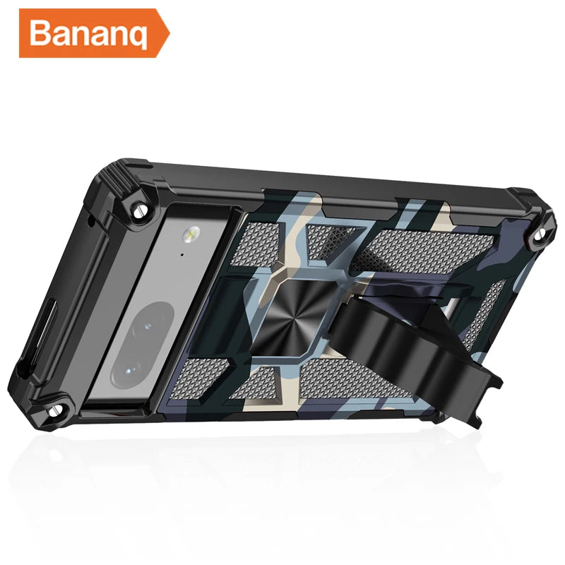 Camouflage Bracket Military Grade Holder Armor Google Case - DealJustDeal