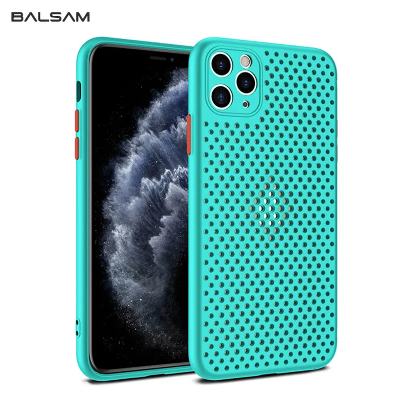 Breathable Ultra-thin Heat Dissipation Soft Silicone iPhone Case - DealJustDeal