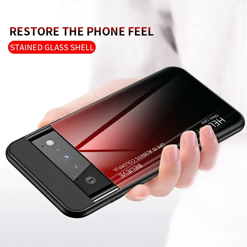 Gradient Tempered Glass Google Case - DealJustDeal