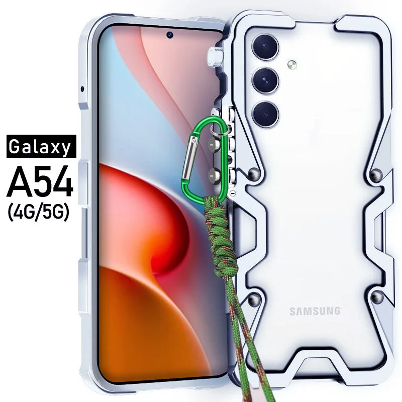 galaxy Metal Bumper Fashion Robot arm galaxy A, M and S Case - DealJustDeal