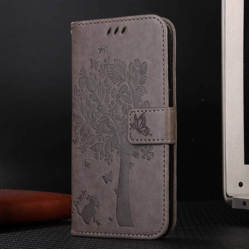 Wallet Card Slot Flip PU Leather Galaxy A Case - DealJustDeal