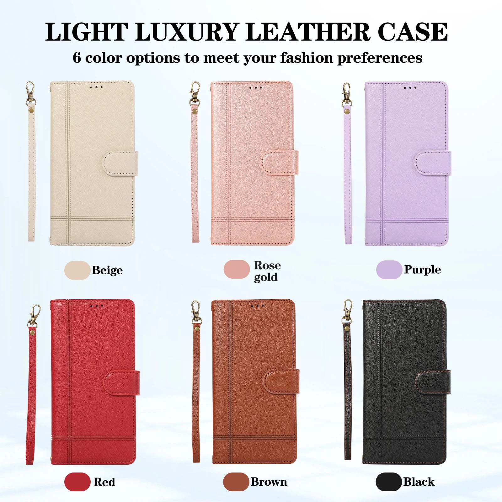 Lanyard Wallet Card Leather Galaxy Note and S Case - DealJustDeal