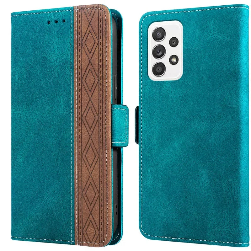 Magnetic Flip Card Slots Leather Wallet Google Case - DealJustDeal