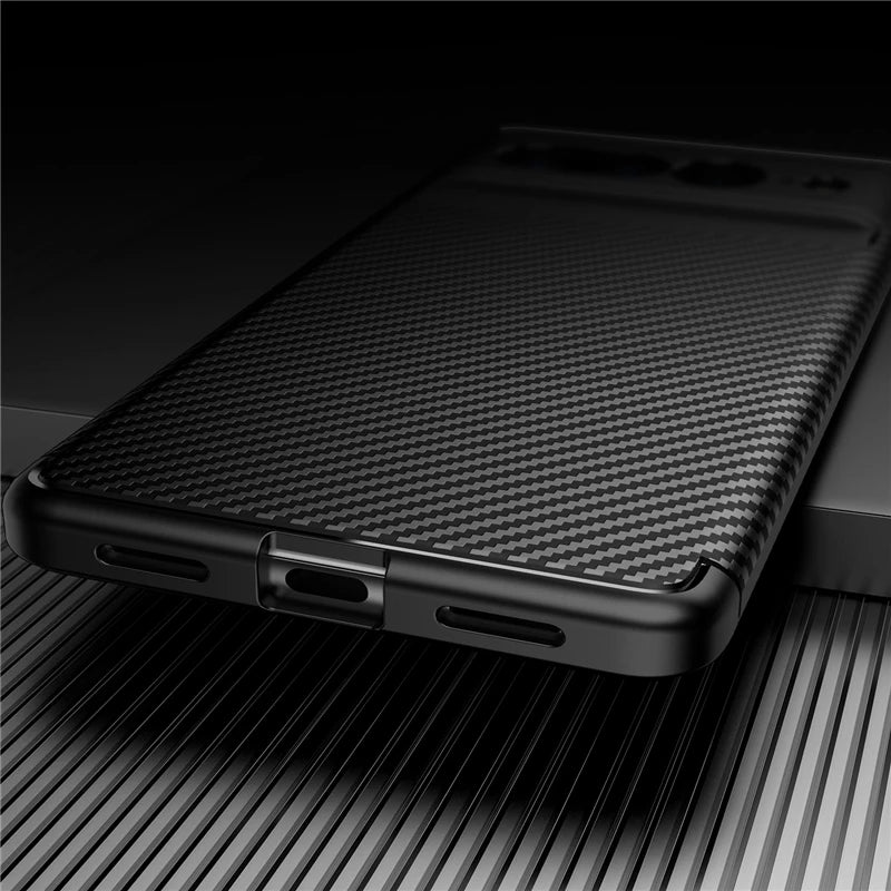 Carbon Fiber texture Cover Ultra Thin Google Case - DealJustDeal