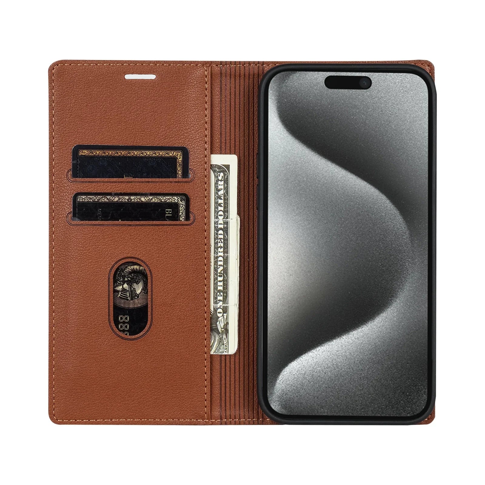 Magnetic Flip Wallet Leather Galaxy A Case - DealJustDeal