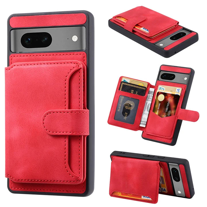 Leather Card Slot RFID Block Google Case - DealJustDeal