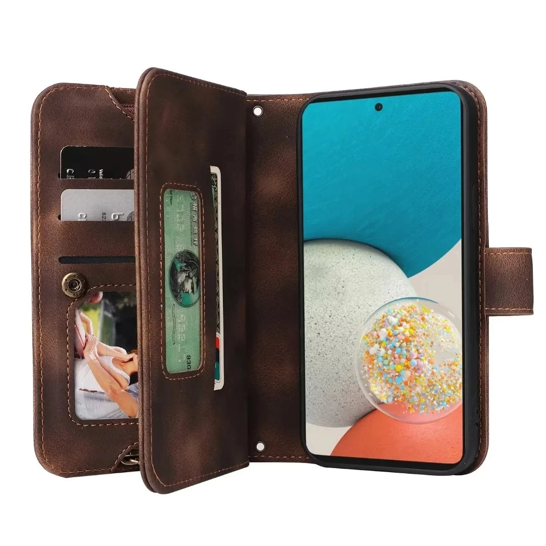 Lanyard Wallet Leather Galaxy S Case - DealJustDeal