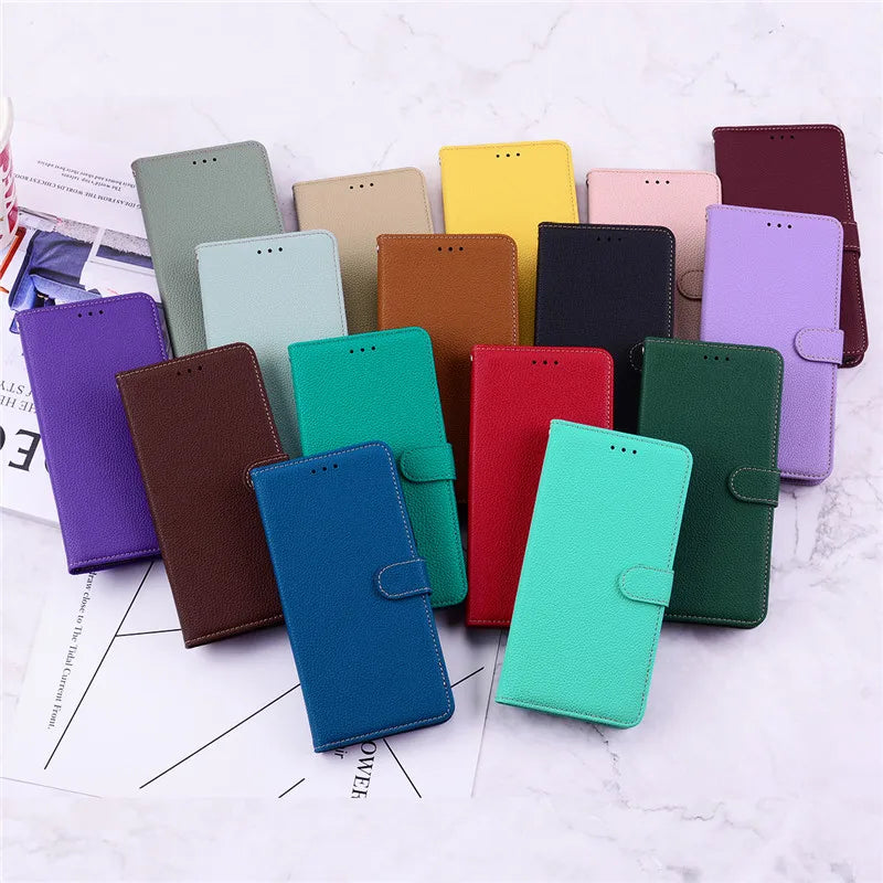 Matte Wallet Flip iPhone Case on For iPhone - DealJustDeal