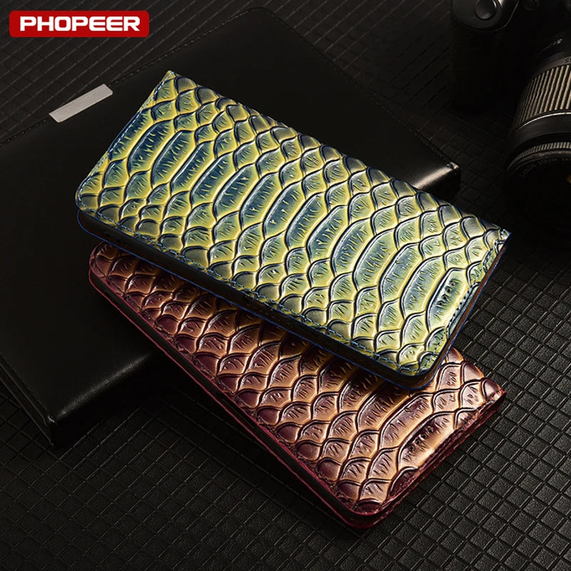 Genuine Leather Galaxy A Case - DealJustDeal