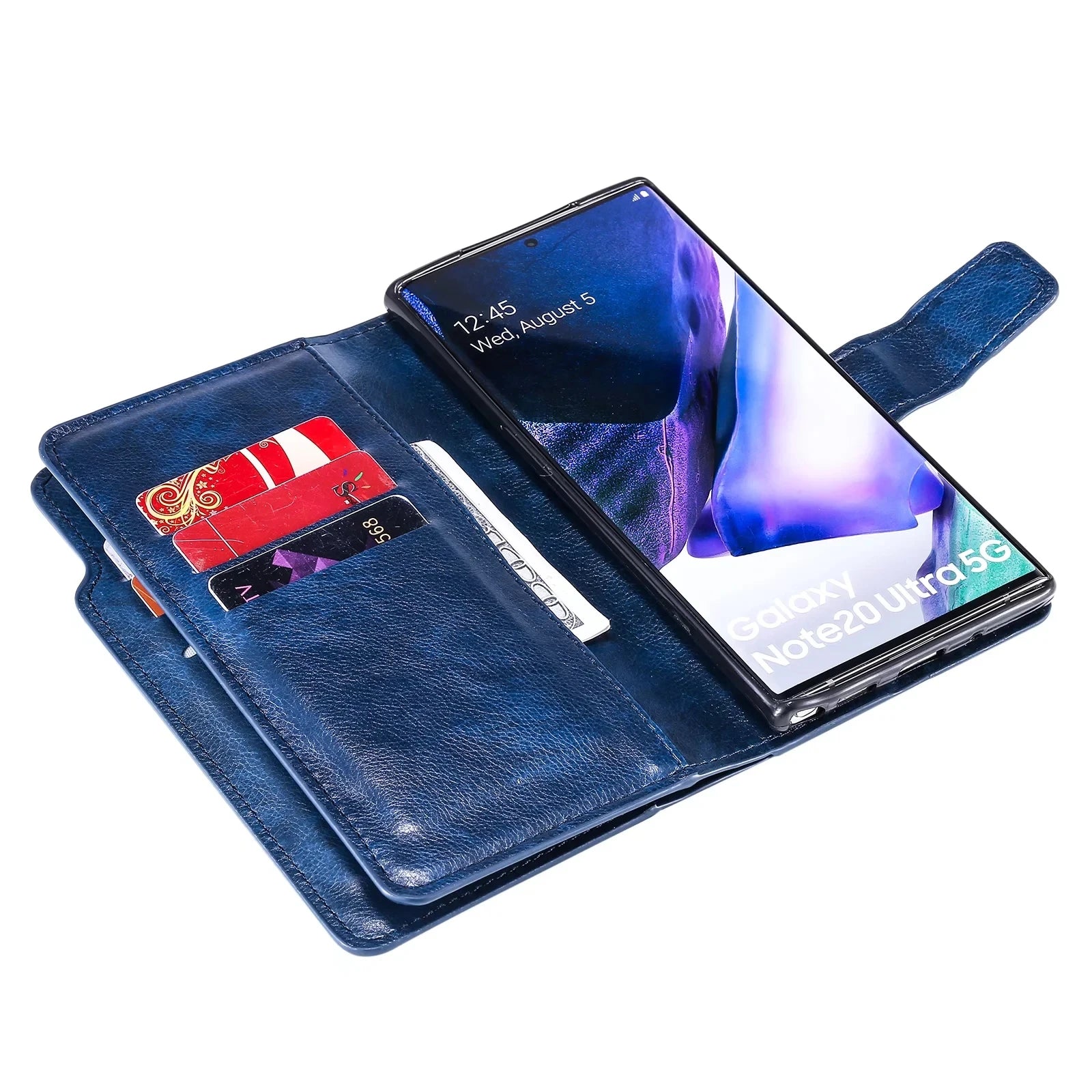 Flip Card Slots Wallet Leather Galaxy Note and S Case - DealJustDeal