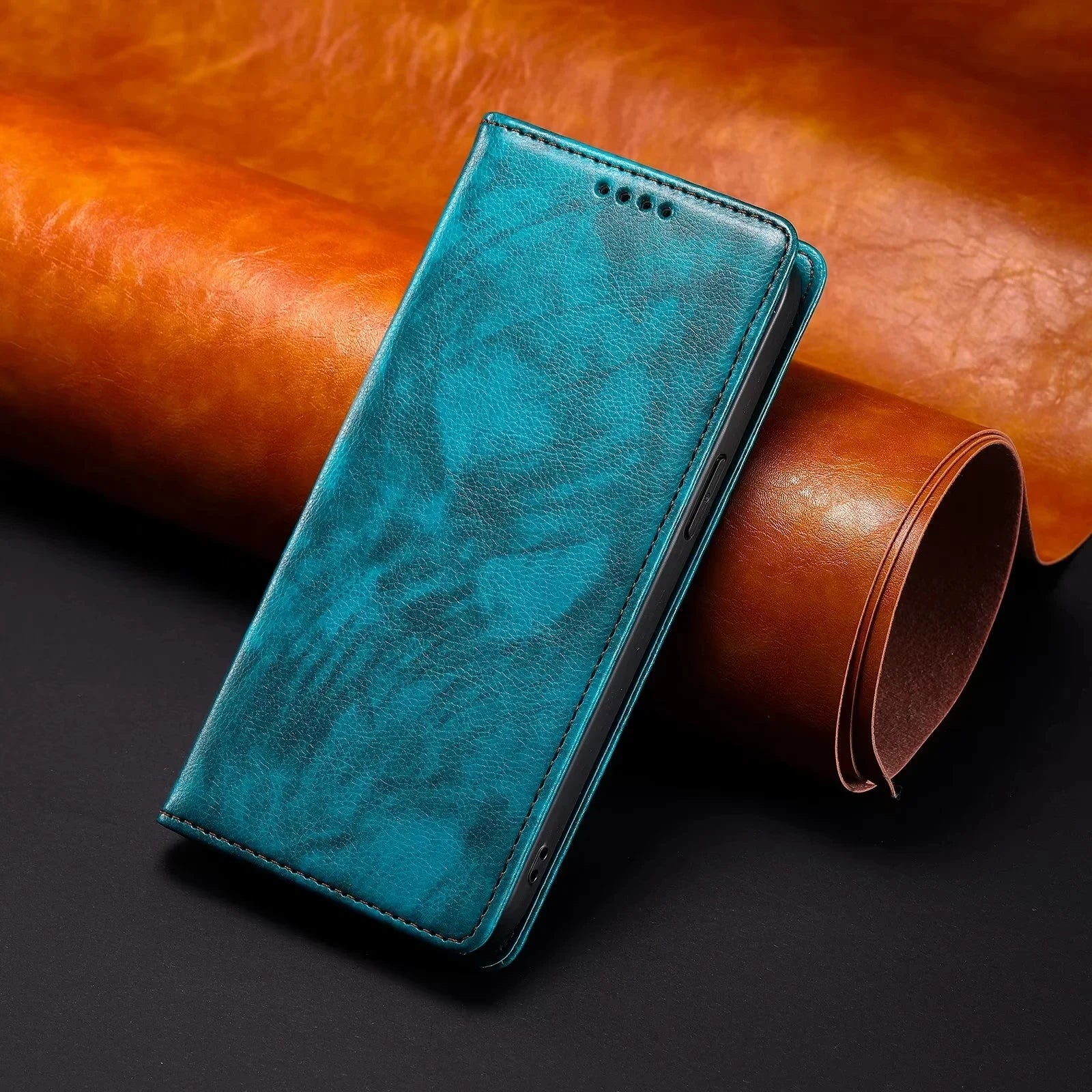 Wallet Magnetic Flip Leather Galaxy A Case - DealJustDeal