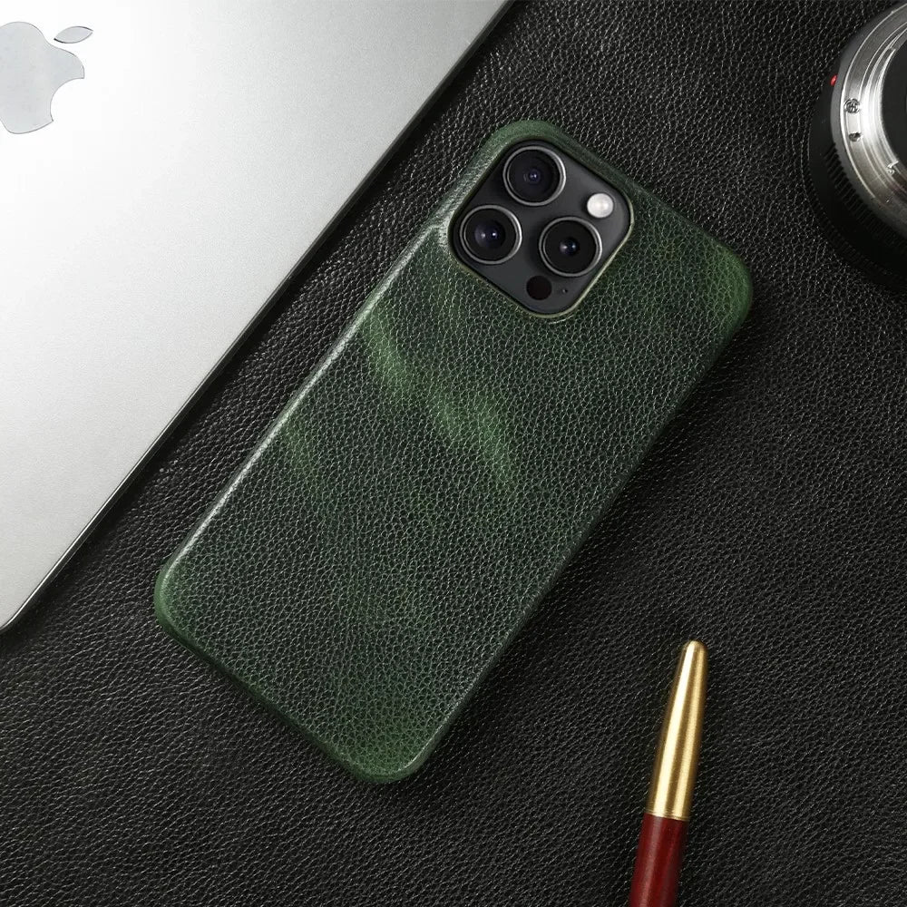 Durable Genuine Leather iPhone Case - DealJustDeal