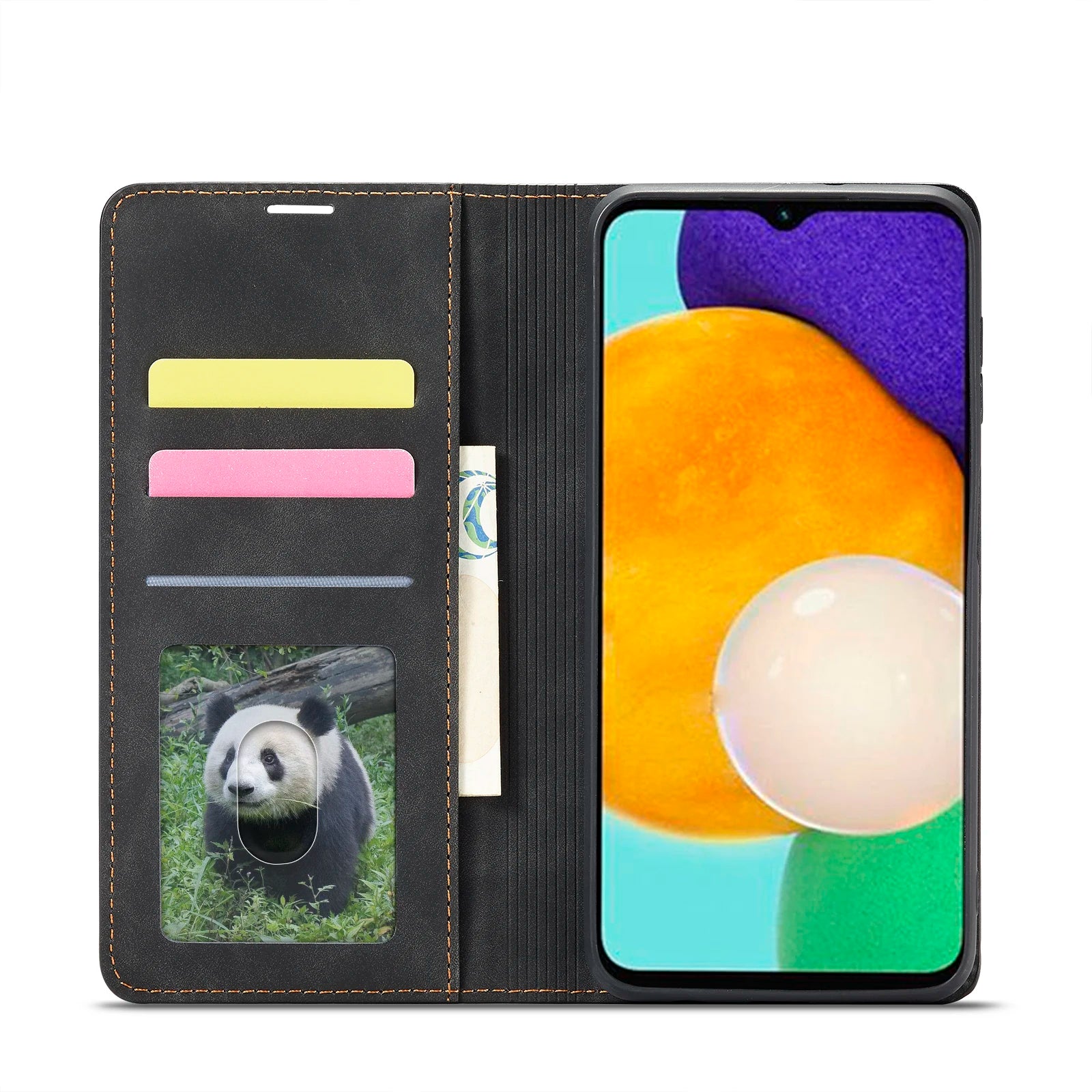 Flip Wallet Leather Galaxy A and M Case - DealJustDeal