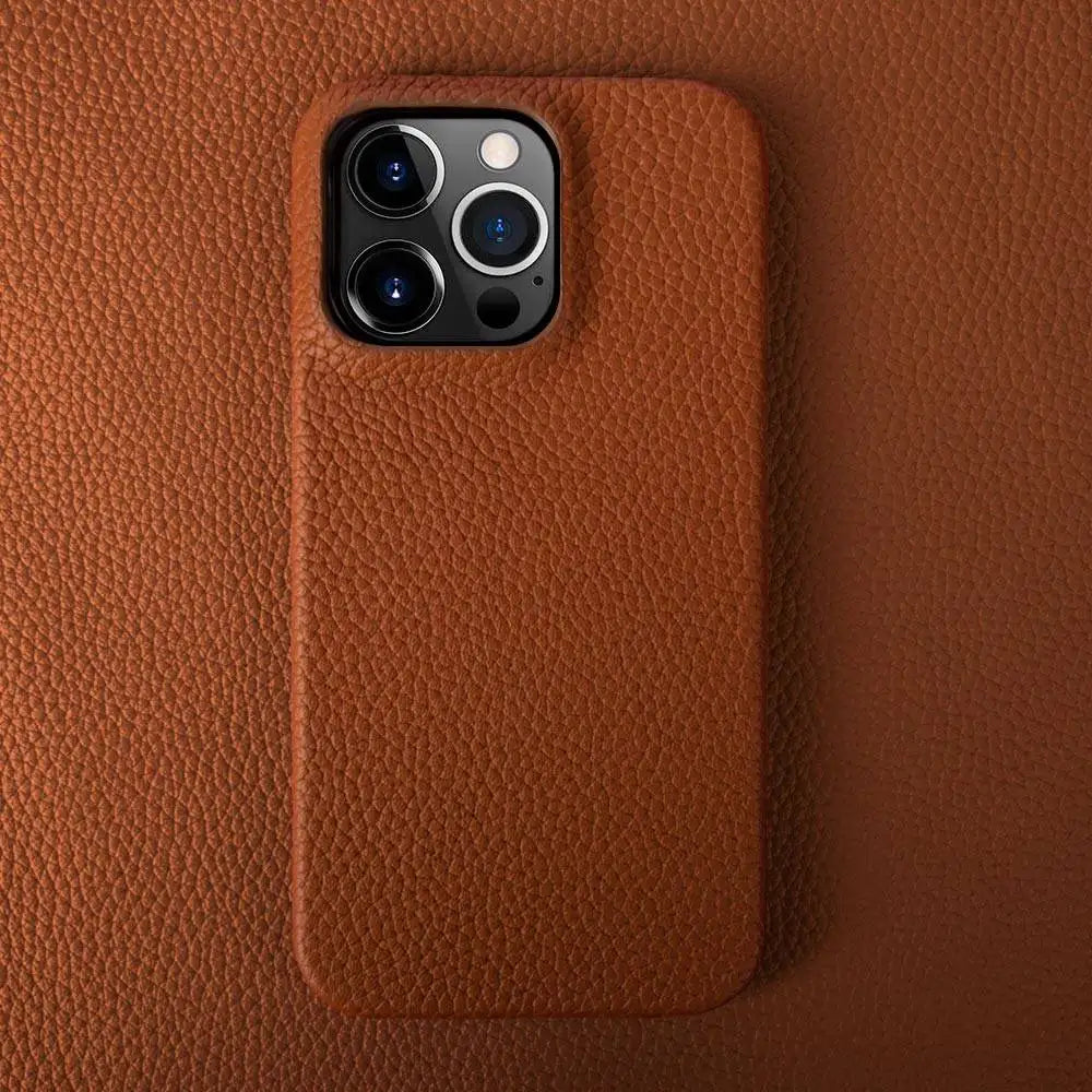 Genuine Leather Cover Business iPhone Case - DealJustDeal