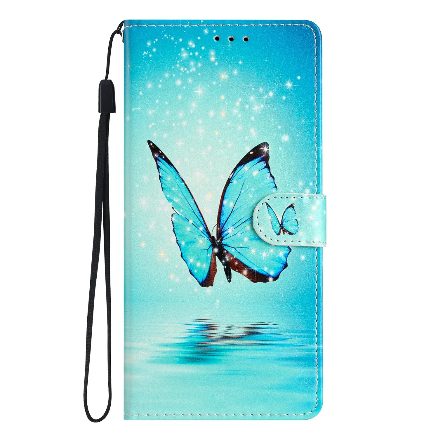 Butterfly Pattern Wallet Flip Magnetic Leather Google Case - DealJustDeal