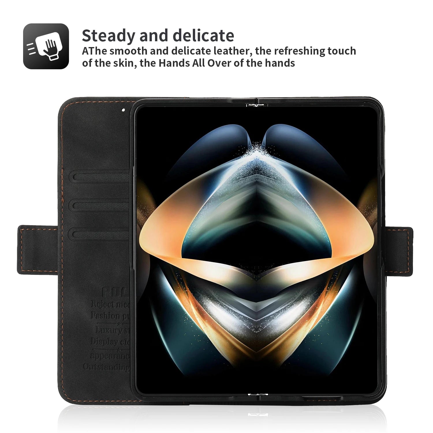 Magnetic Flip Wallet Card Slot Galaxy Z Fold Case - DealJustDeal