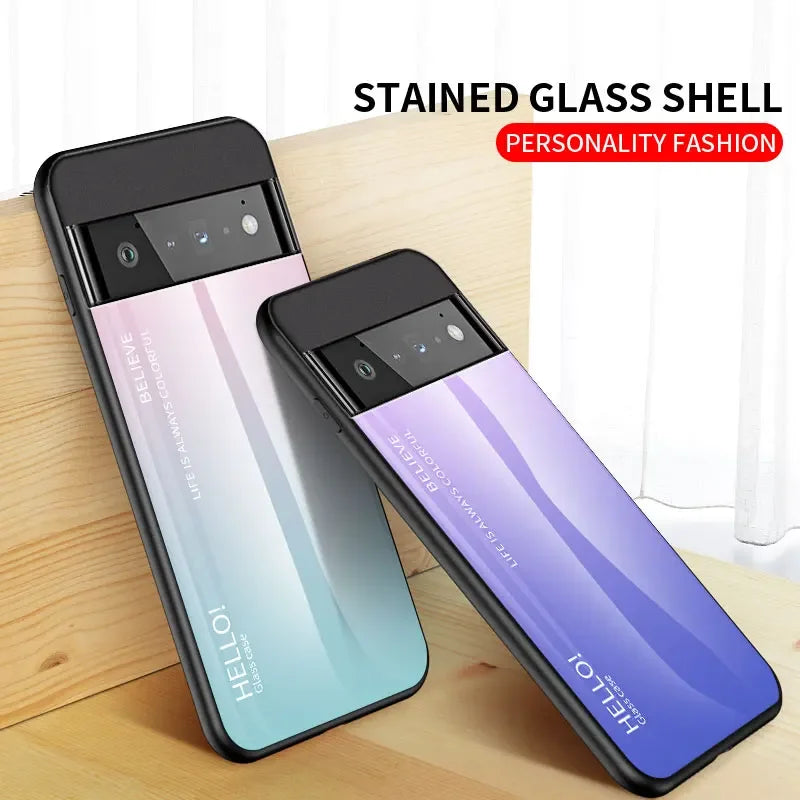 Gradient Tempered Glass Google Case - DealJustDeal