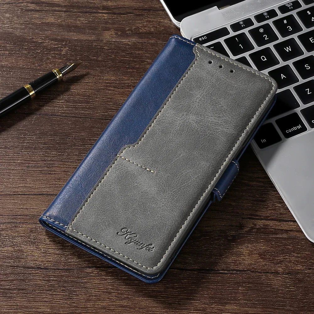 Leather Wallet Card Slot Flip Google Case - DealJustDeal