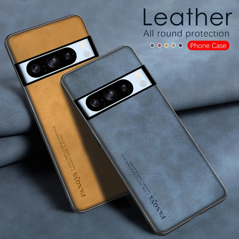 Sheepskin Texture Leather Google Case - DealJustDeal