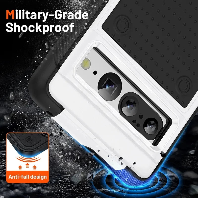 Hybrid Rugged Armor Bumper Shockproof Google Case - DealJustDeal